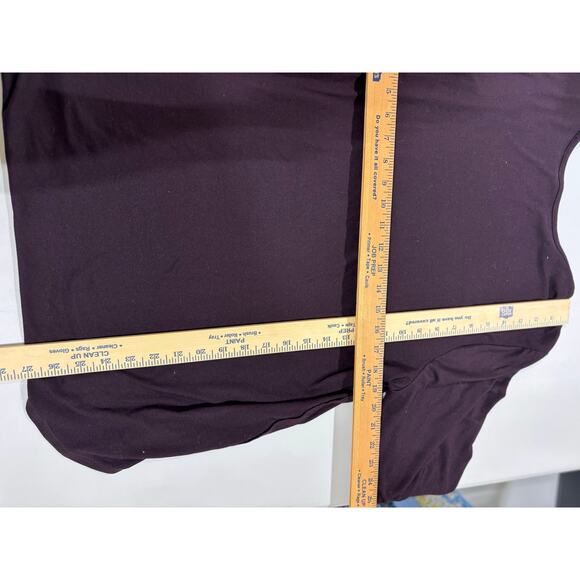 J.Jill Fit Performance Long Sleeve Tee XL Petite Plum Purple Stretch Active Top - Picture 5 of 5